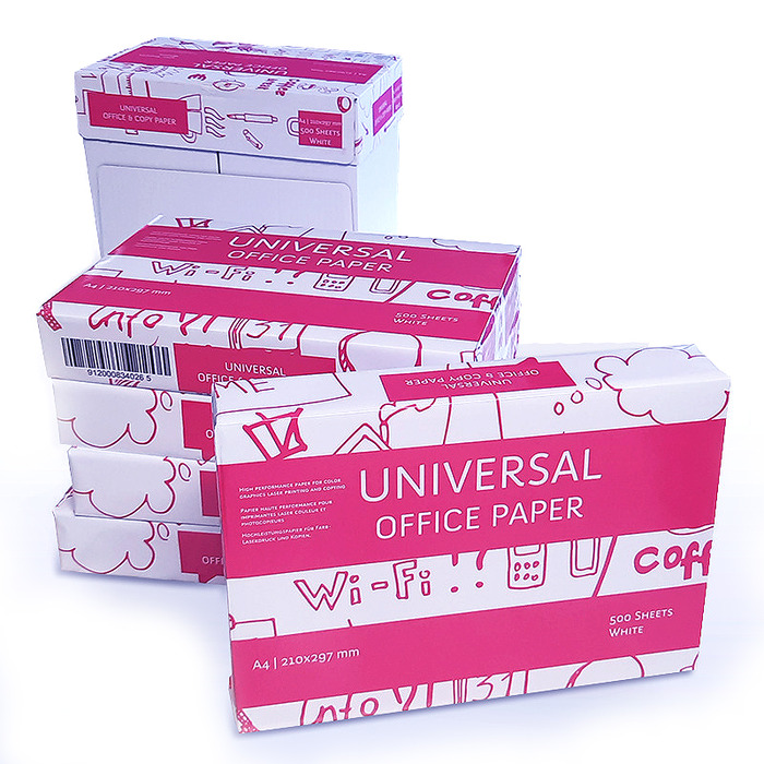 Universal A4 Office Paper 75gsm - 1 Ream Per Pack